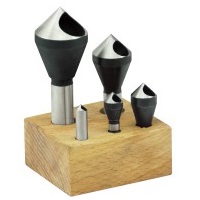 HSS 90deg. Countersink Deburring 5pc Set, 2-25mm